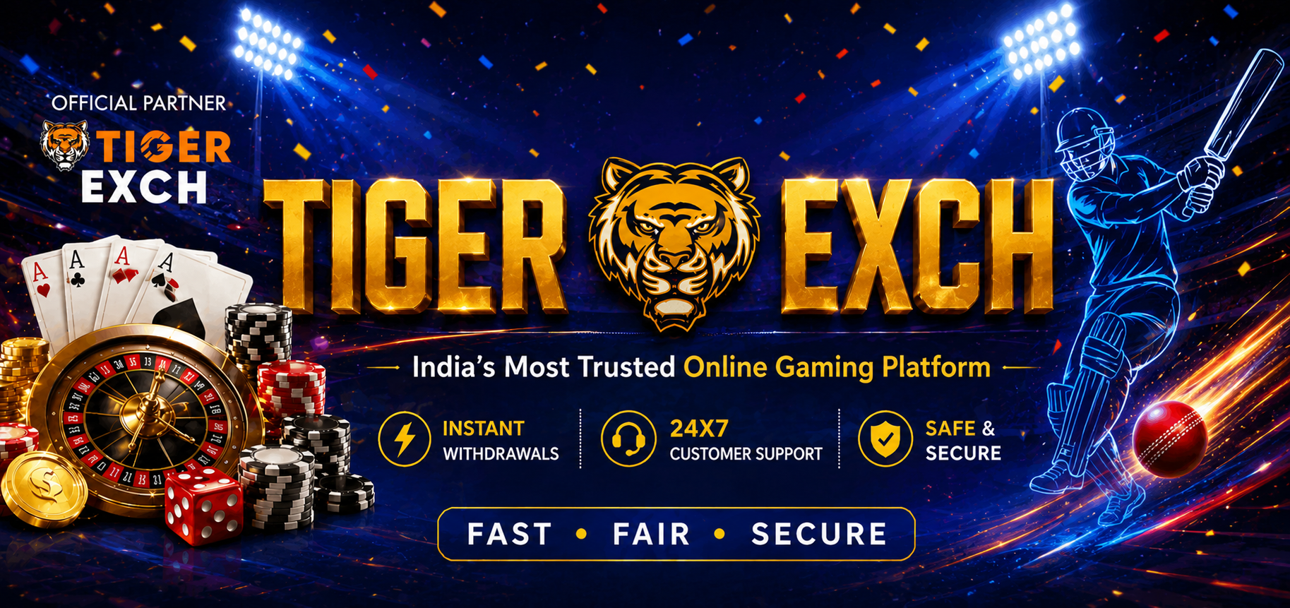 Tigerexch – India’s Trusted Tiger Exchange Betting Platform